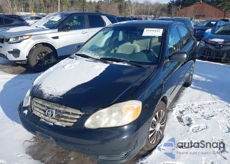 2003 Toyota Corolla Le z USA, uszkodzony, nr VIN JTDBR38E630051006